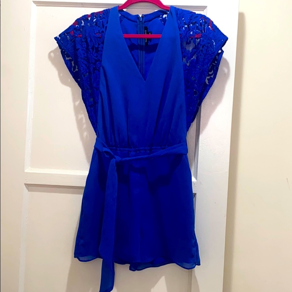Blue color romper